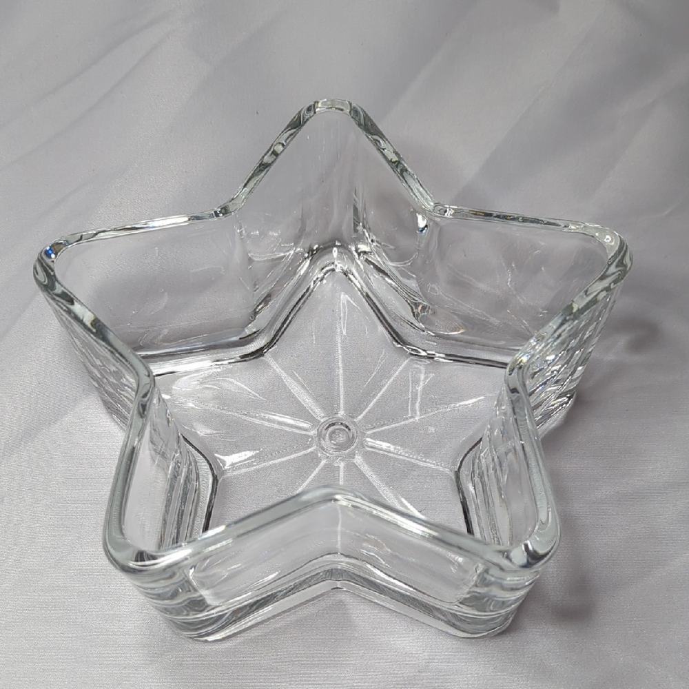 Glass Star Candy Dish